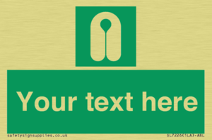 Custom sign safe condition Lifejacket